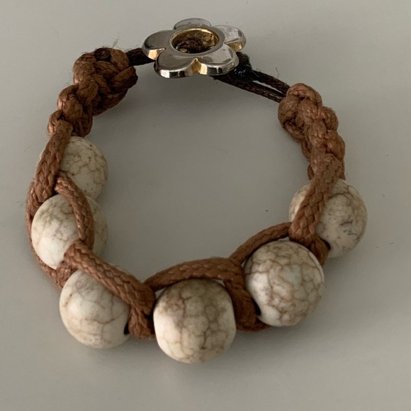 Vintage Shell Tropical Rope Bracelet Adult one size - Picture 1 of 13